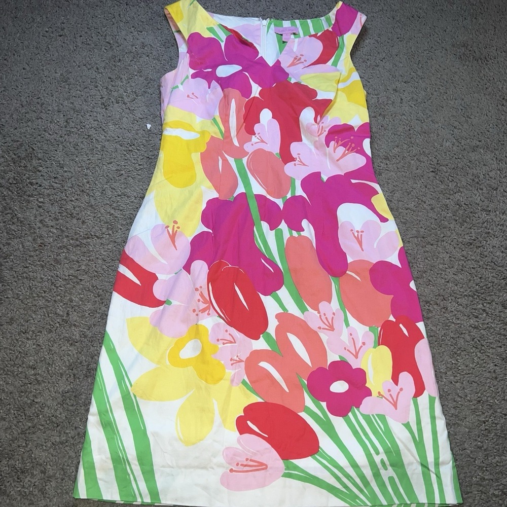 LILLY PULITZER TAYTAY DRESS LAVISH LILLY SIZE 0